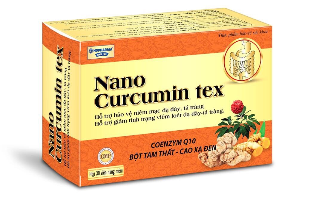 Nano Curcumin tex Hộp 30 Viên
