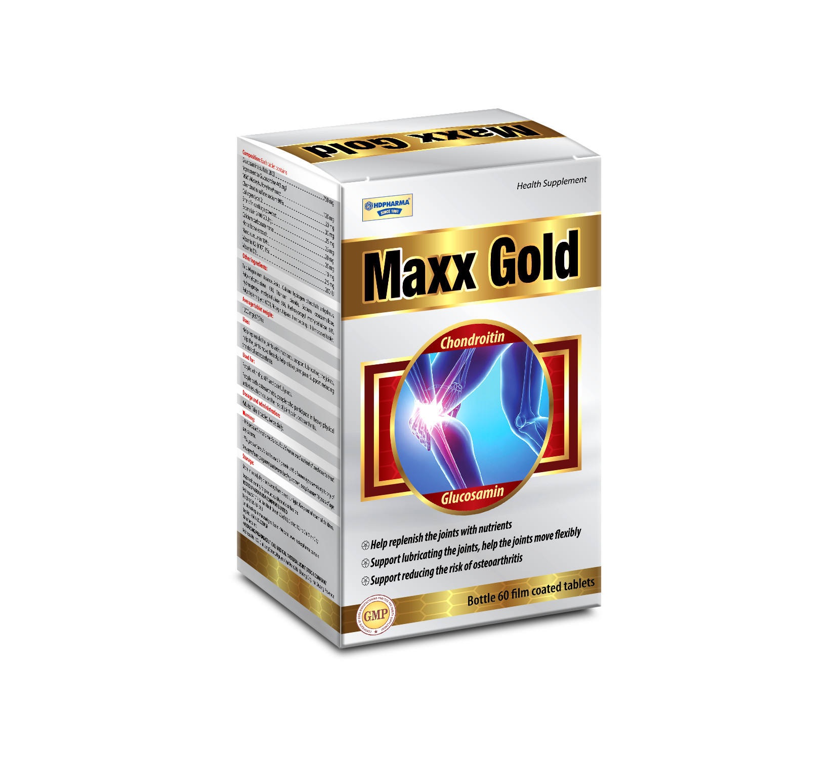 Bổ khớp Maxx Gold – Chai 60 Viên