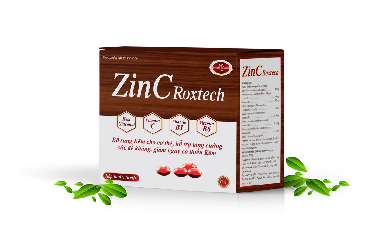 ZinC Roxtech Hộp 100 Viên